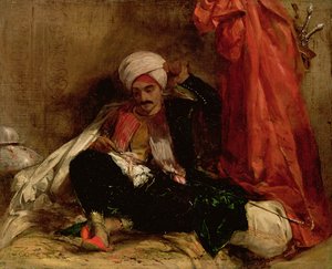Um turco sentado, 1826
